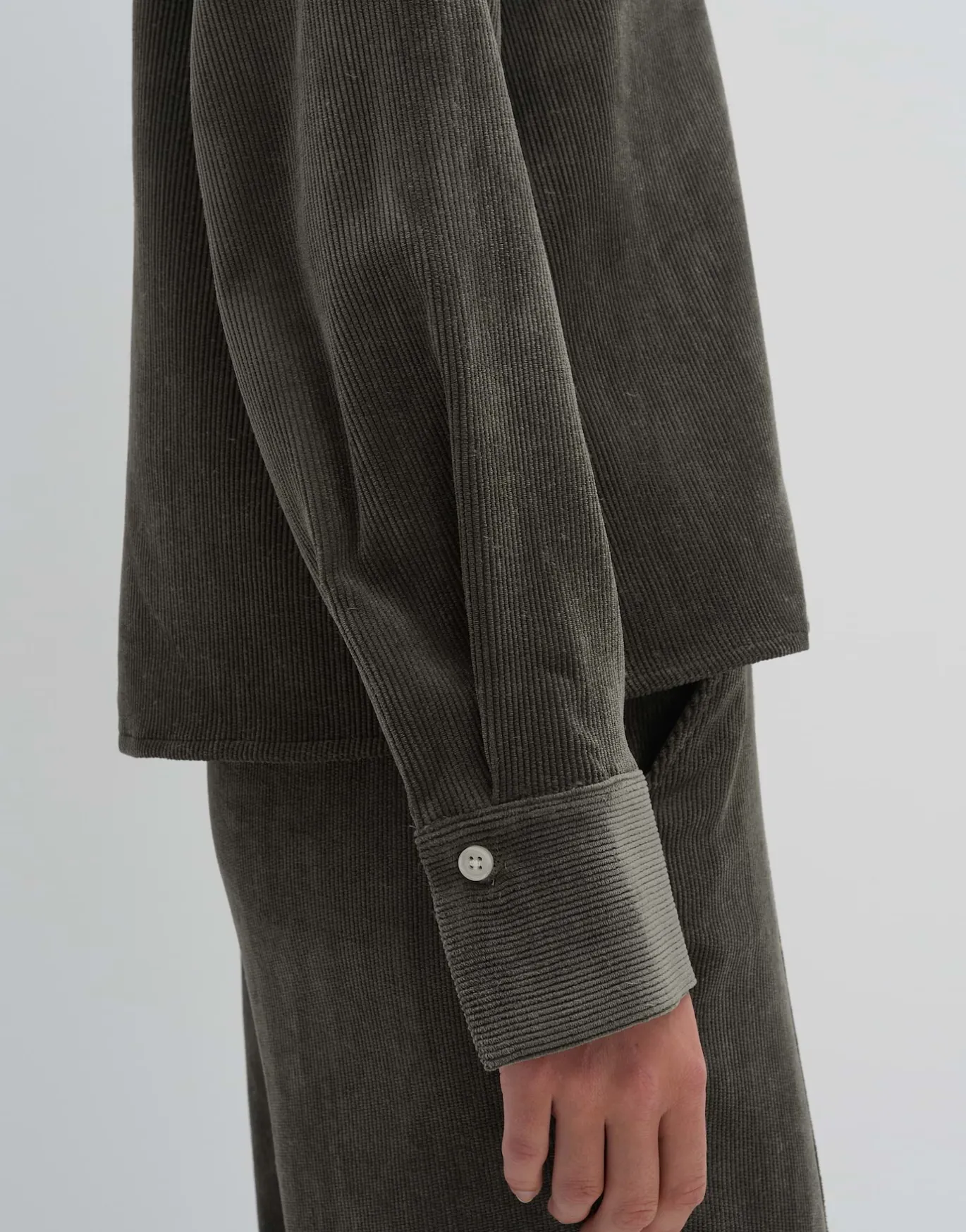 Damen OPUS Blusen^Cordbluse Zortney Detail Grün Online Bestellen