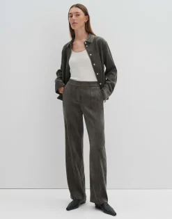 Damen OPUS Hosen^Cordhose Cenya Corduroy Grün Online Bestellen