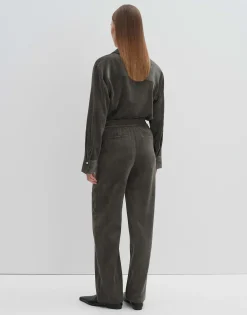 Damen OPUS Hosen^Cordhose Cenya Corduroy Grün Online Bestellen