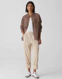 Damen OPUS Hosen^Cordhose Malpi Cargo Beige Online Bestellen