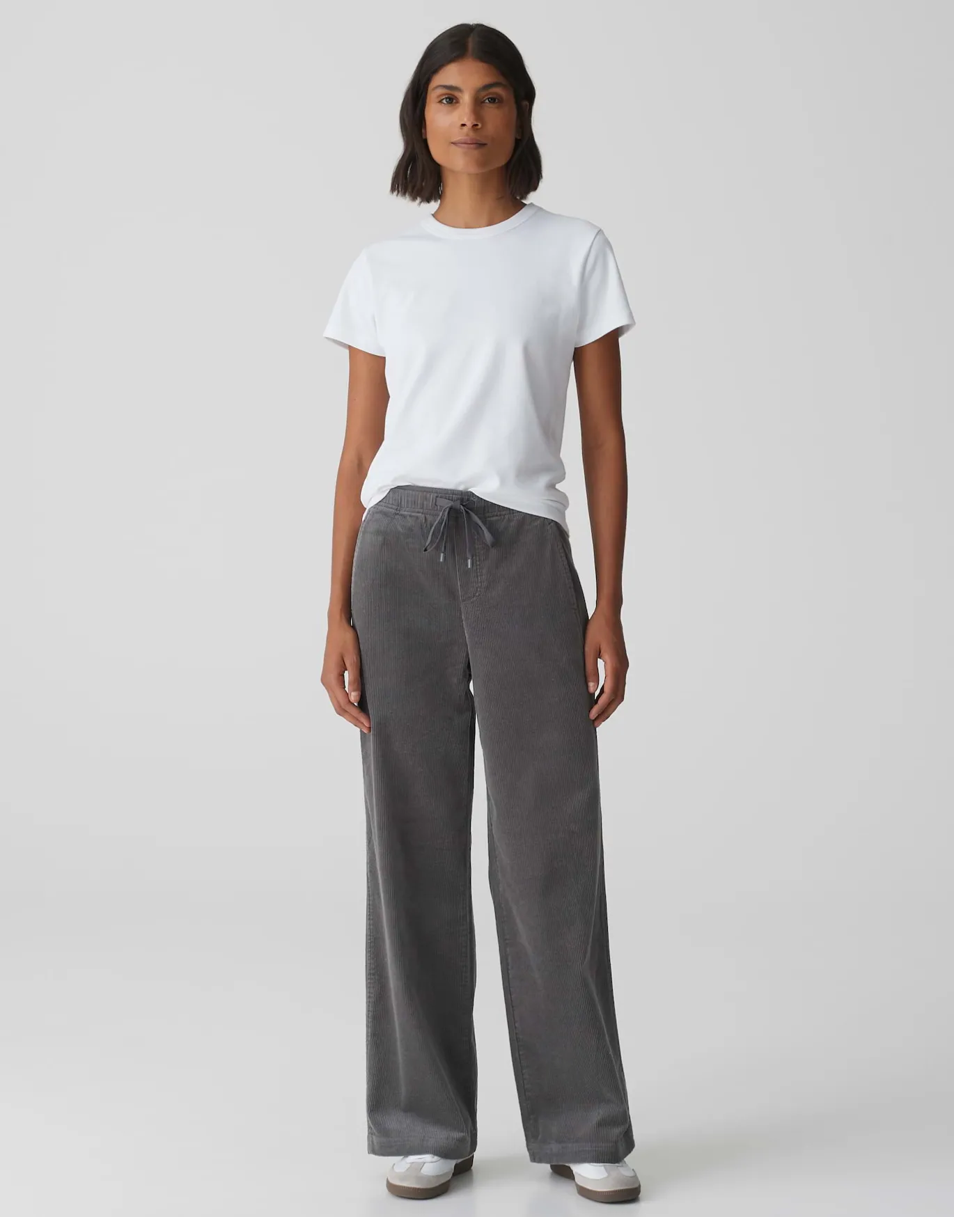 Damen OPUS Hosen^Cordhose Mileni Track Grau Online Bestellen