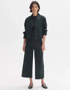 Damen OPUS Hosen^Cordhose Misha Babycord Grün Online Bestellen