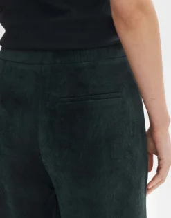 Damen OPUS Hosen^Cordhose Misha Babycord Grün Online Bestellen