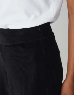 Damen OPUS Hosen^Cordhose Misha Corduroy Schwarz Online Bestellen