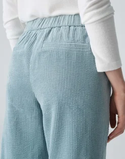 Damen OPUS Hosen^Cordhose Myha Corduroy Blau Online Bestellen