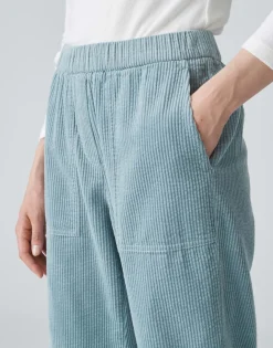 Damen OPUS Hosen^Cordhose Myha Corduroy Blau Online Bestellen
