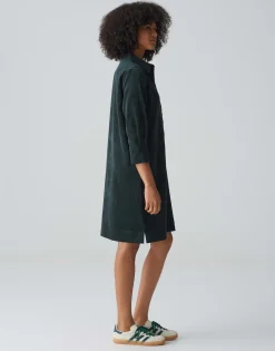 Damen OPUS Kleider^Cordkleid Wedelia Grün Online Bestellen