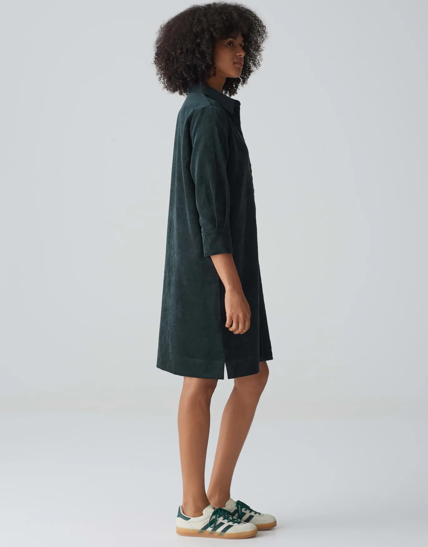 Damen OPUS Kleider^Cordkleid Wedelia Grün Online Bestellen