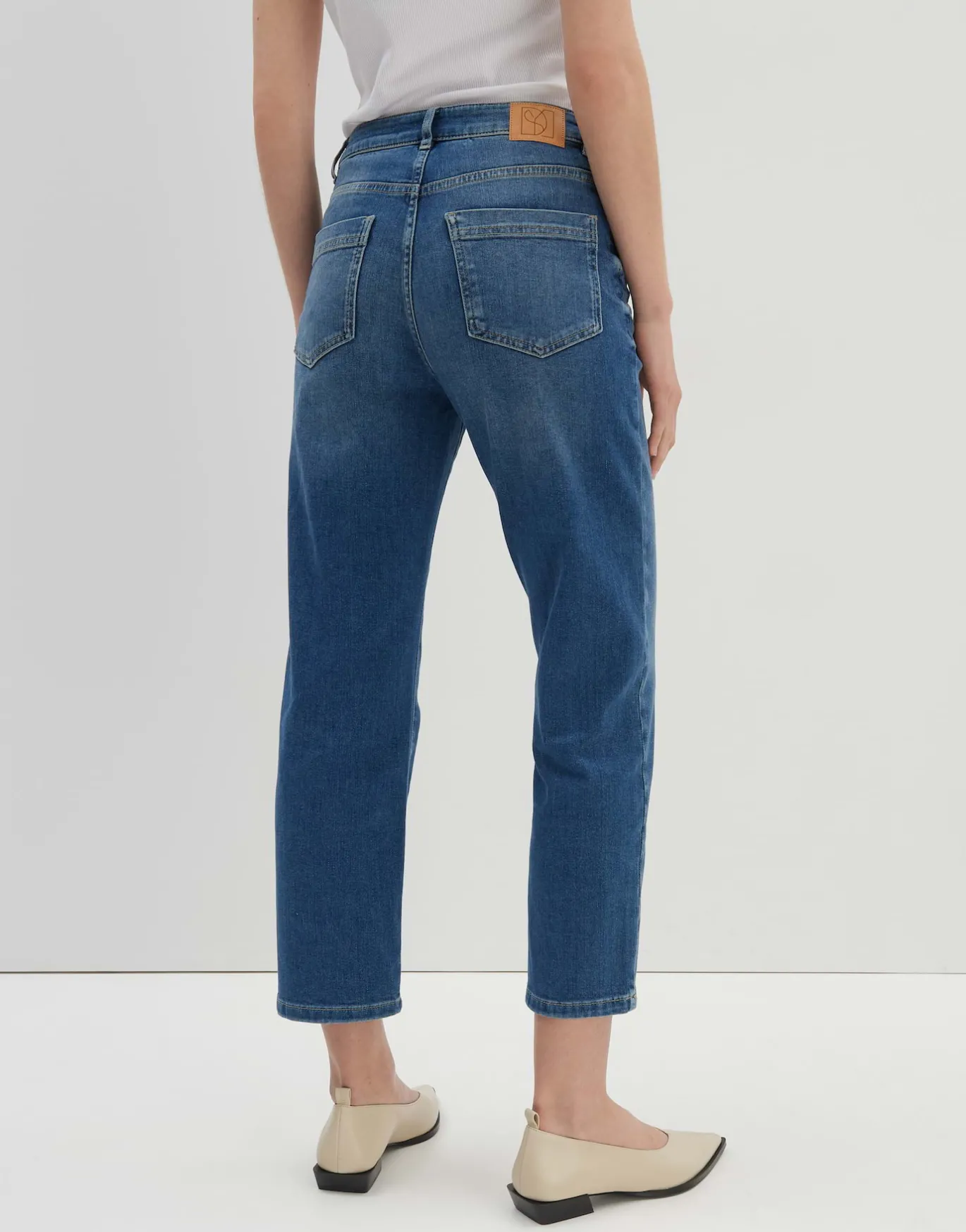 Damen OPUS Jeans^Cropped Relaxed Jeans Corah Blau Online Bestellen