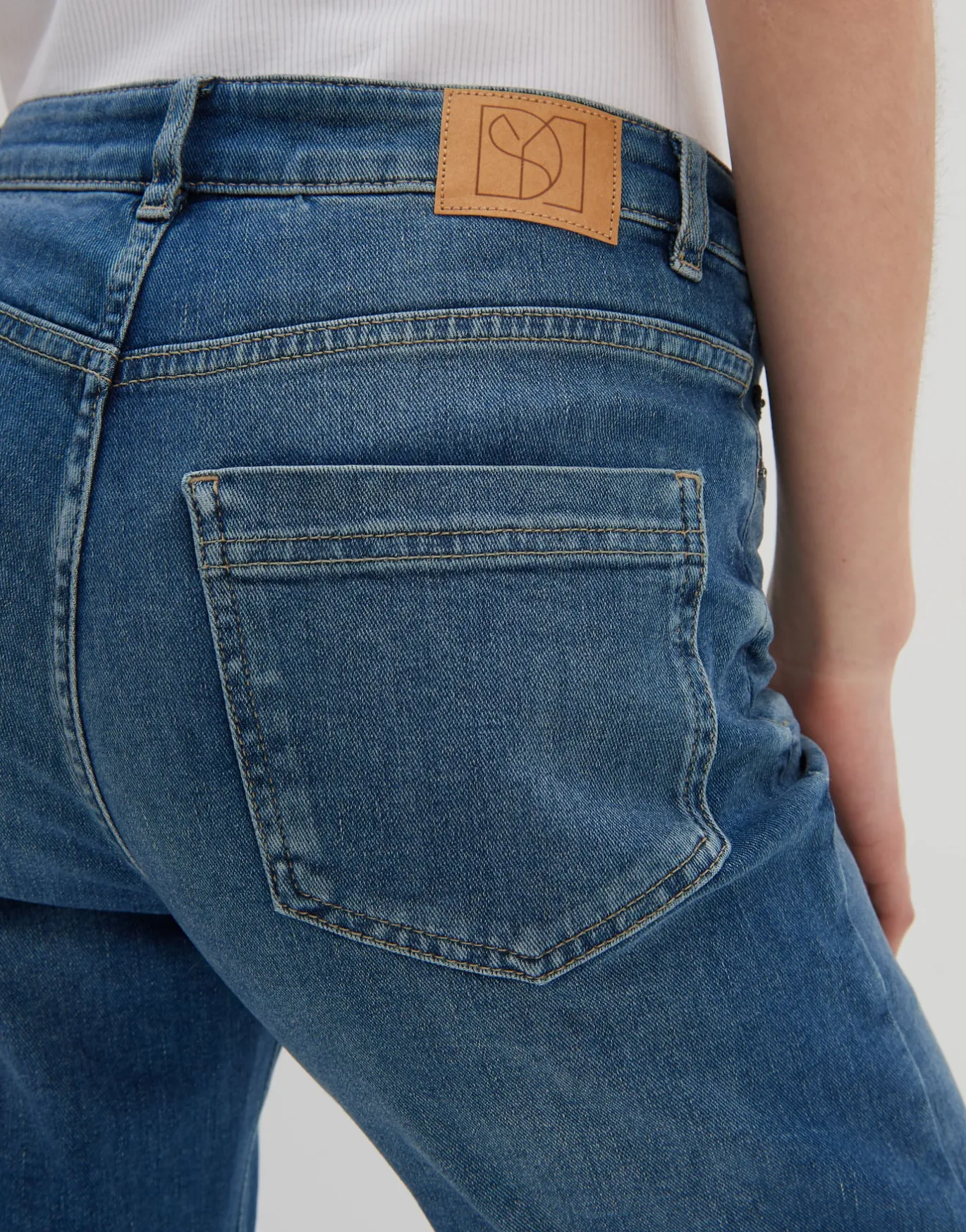 Damen OPUS Jeans^Cropped Relaxed Jeans Corah Blau Online Bestellen