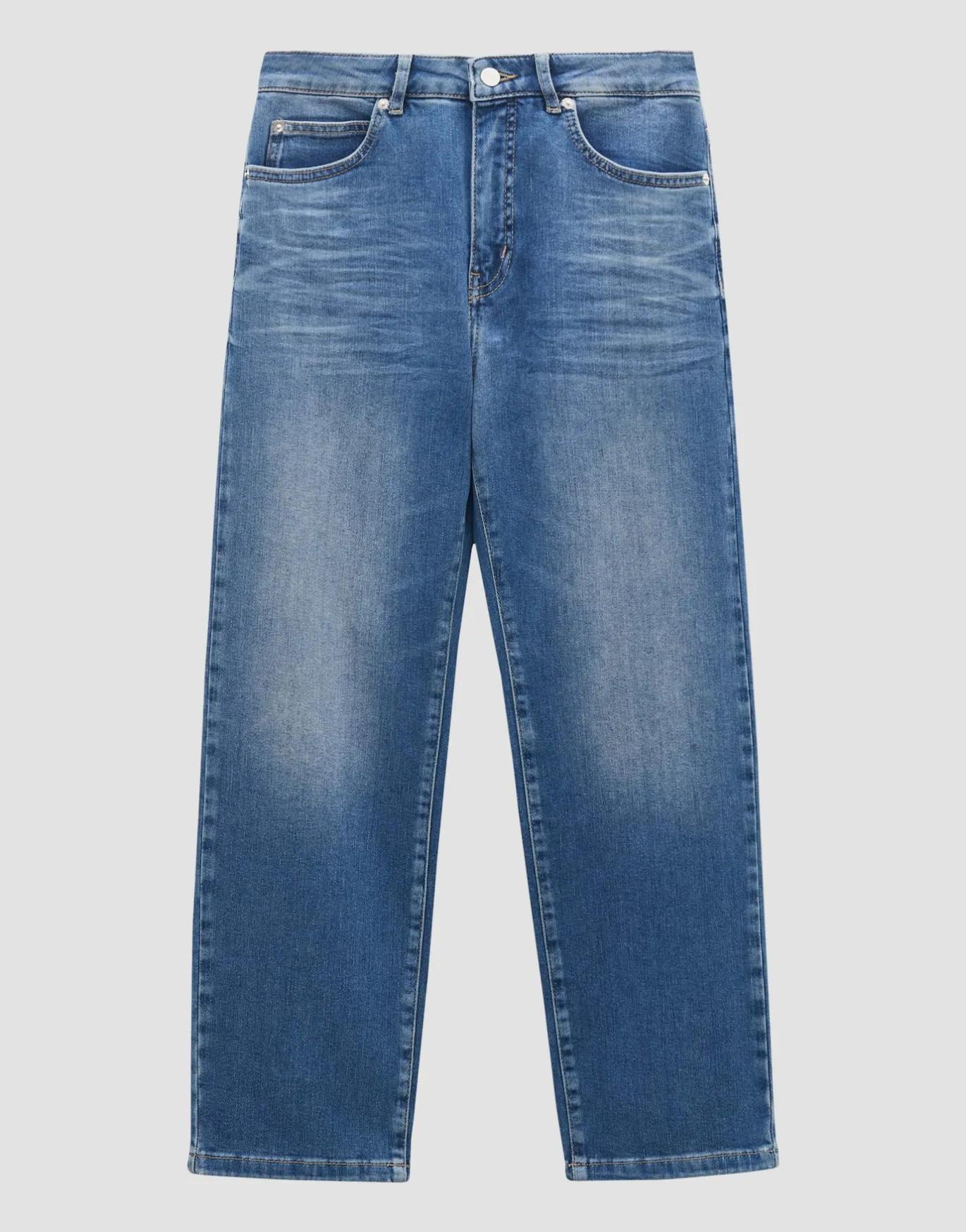 Damen OPUS Jeans^Cropped Relaxed Jeans Corah Blau Online Bestellen