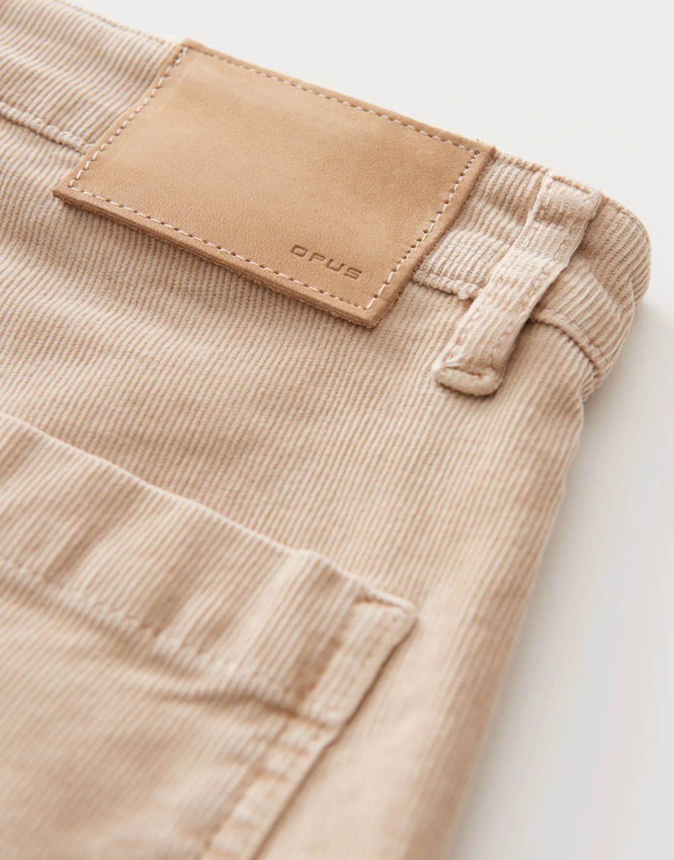 Damen OPUS Hosen | Jeans^Cropped Wide Jeans Mokoti Work Beige Online Bestellen