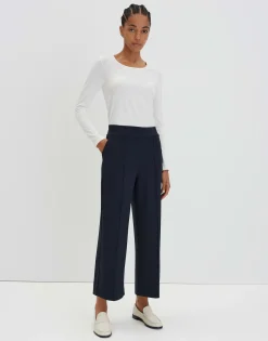 Damen OPUS Hosen^Culotte Curilo Modern Blau Online Bestellen