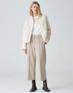 Damen OPUS Hosen^Culotte Malino Beige Online Bestellen