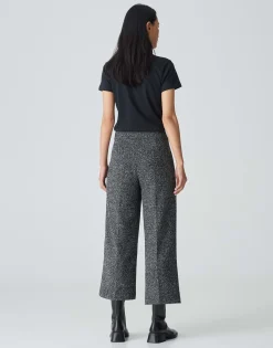 Damen OPUS Hosen^Culotte Misha Boucle Schwarz Online Bestellen