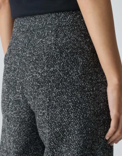 Damen OPUS Hosen^Culotte Misha Boucle Schwarz Online Bestellen