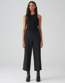 Damen OPUS Hosen^Culotte Misha Festive Schwarz Online Bestellen