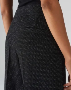 Damen OPUS Hosen^Culotte Misha Festive Schwarz Online Bestellen