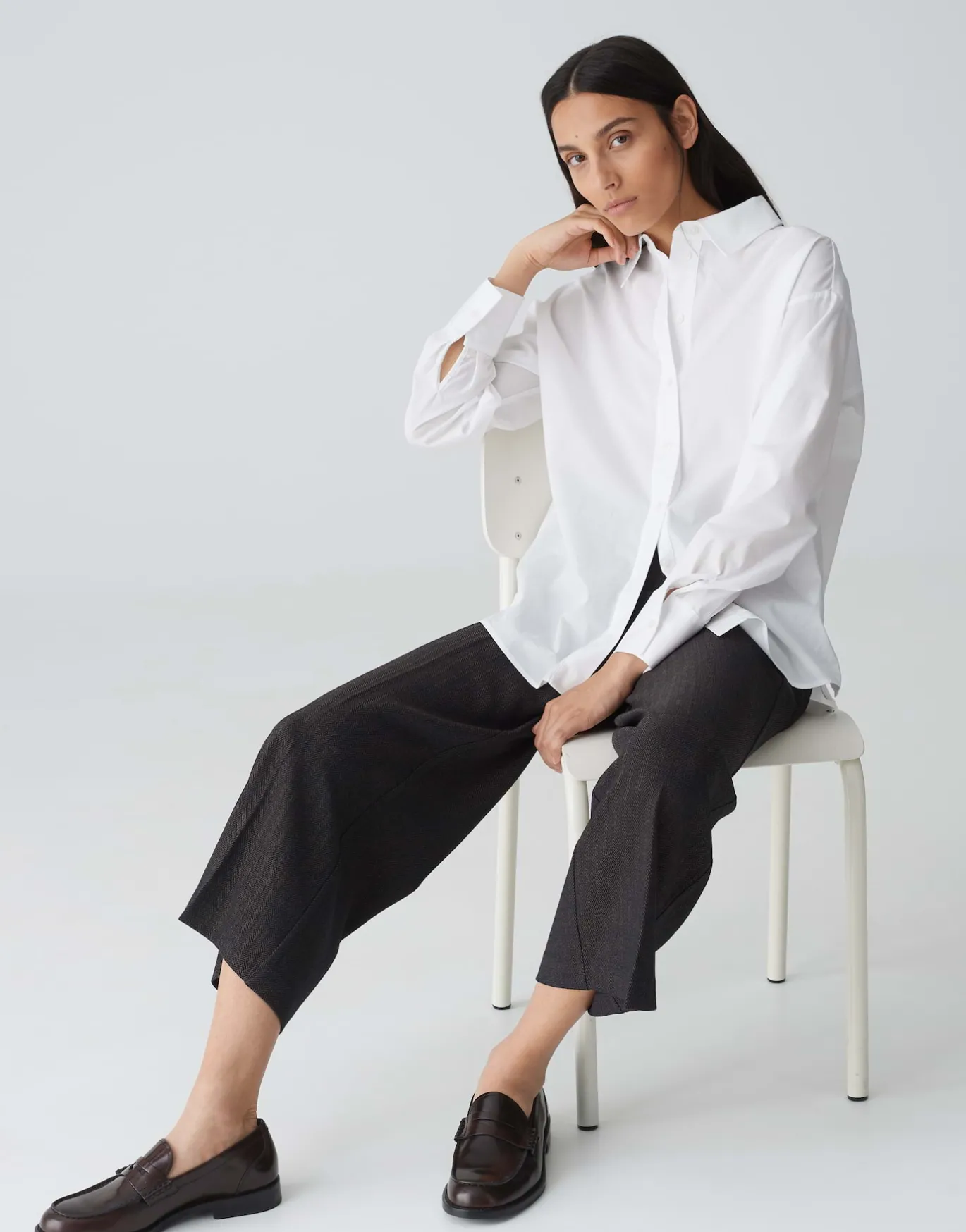 Damen OPUS Hosen^Culotte Misha Tradition Braun Online Bestellen