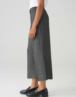 Damen OPUS Hosen^Culotte Misha Tradition Schwarz Online Bestellen