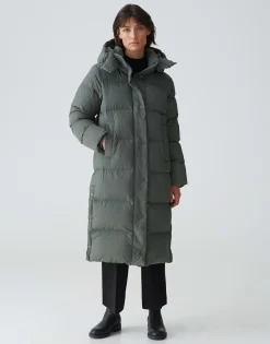 Damen OPUS Jacken / Mäntel^Daunenmantel Halline Grün Online Bestellen