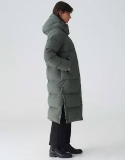 Damen OPUS Jacken / Mäntel^Daunenmantel Halline Grün Online Bestellen