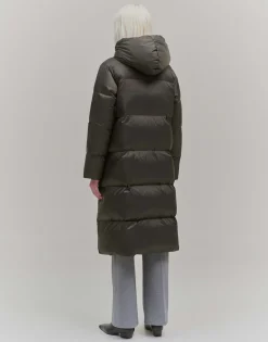 Damen OPUS Jacken / Mäntel^Daunenmantel Vaustine Grün Online Bestellen