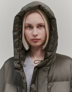 Damen OPUS Jacken / Mäntel^Daunenmantel Vaustine Grün Online Bestellen