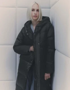 Damen OPUS Jacken / Mäntel^Daunenmantel Vaustine Grün Online Bestellen