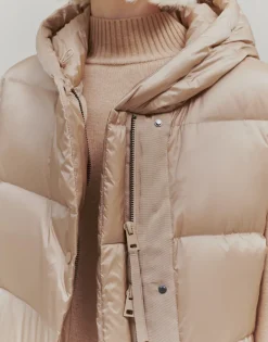 Damen OPUS Jacken / Mäntel | Blazer / Westen^Daunenweste Vausti Beige Online Bestellen