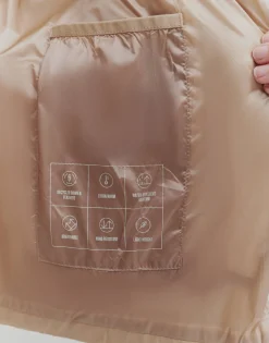 Damen OPUS Jacken / Mäntel | Blazer / Westen^Daunenweste Vausti Beige Online Bestellen