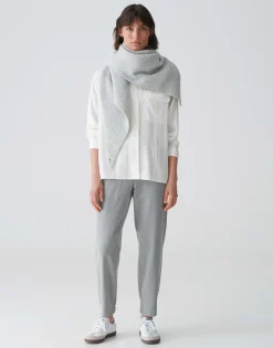 Damen OPUS Accessoires^Dreieckstuch Afraasi Scarf Grau Online Bestellen