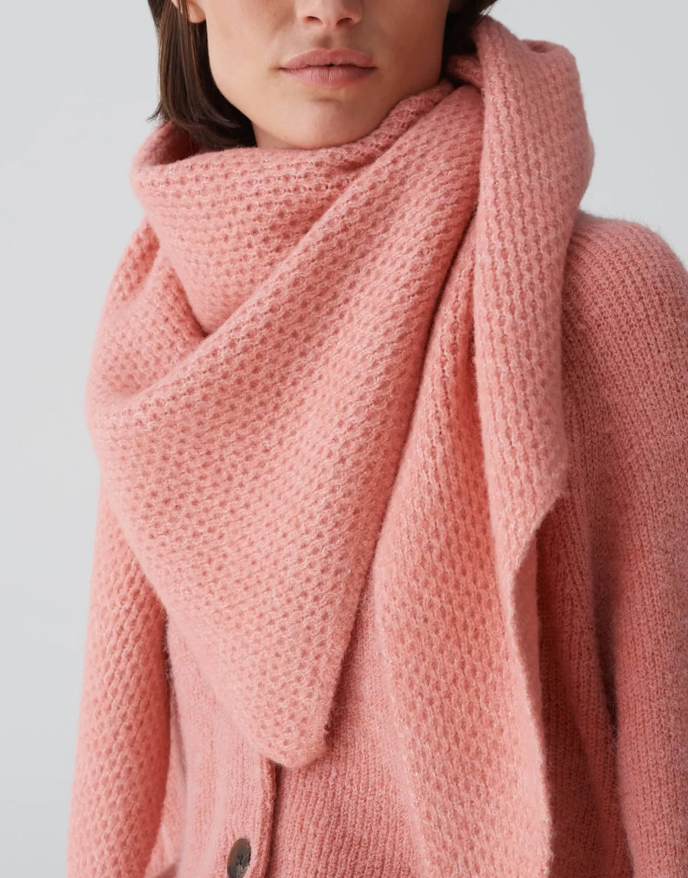 Damen OPUS Accessoires^Dreieckstuch Afraasi Scarf Rosé Online Bestellen