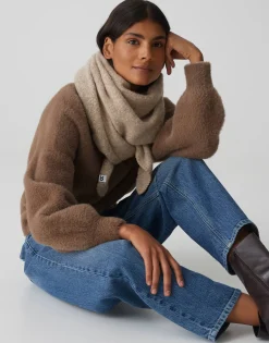 Damen OPUS Accessoires^Dreieckstuch Amadsi Scarf Beige Online Bestellen