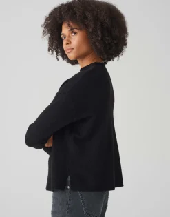 Damen OPUS Strick^Feinstrickpullover Piranula Schwarz Online Bestellen