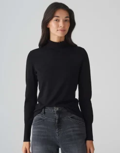 Damen OPUS Strick^Feinstrickpullover Polluna Schwarz Online Bestellen