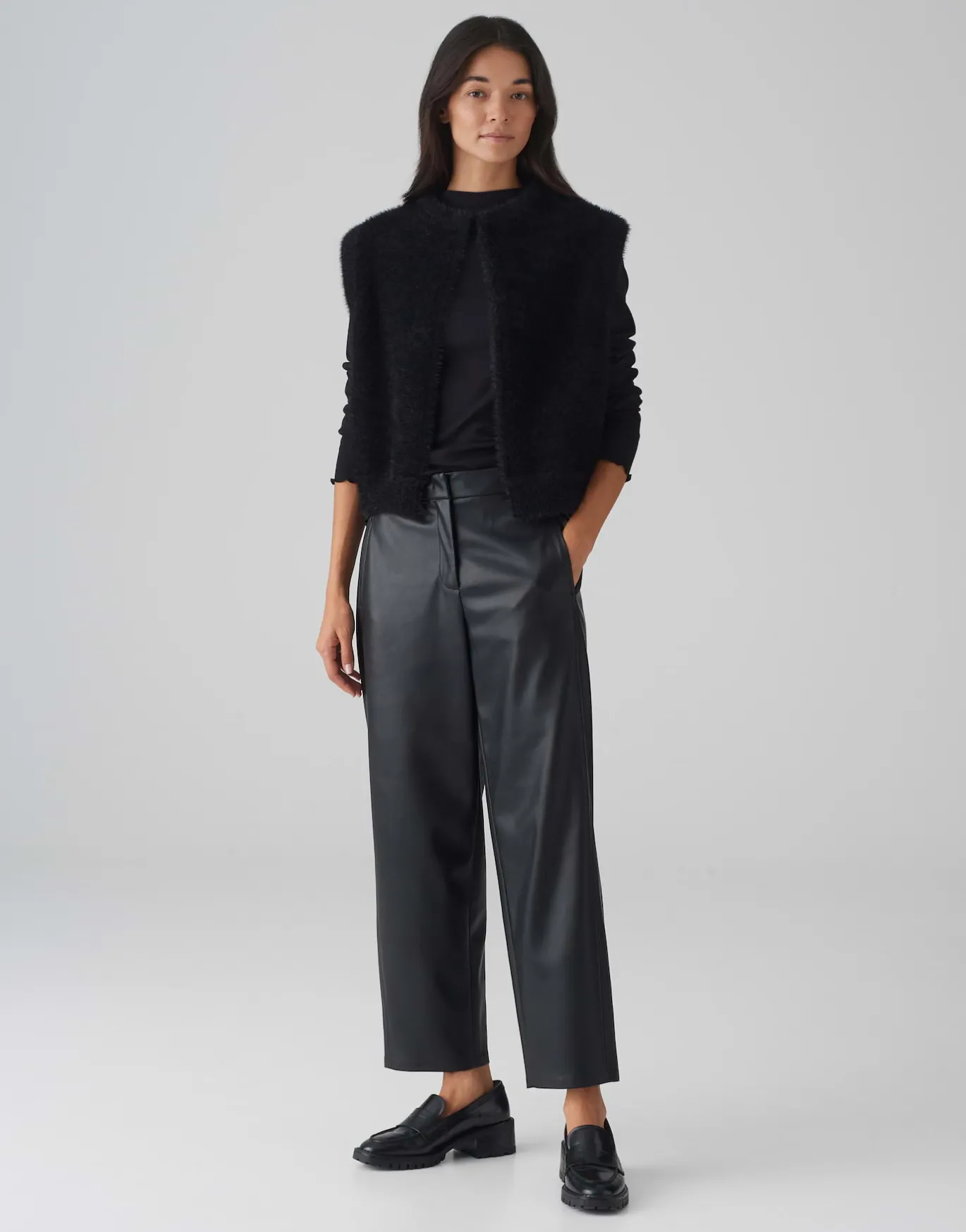 Damen OPUS Blazer / Westen^Fellweste Desto Schwarz Online Bestellen
