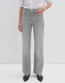 Damen OPUS Jeans^Flared Jeans Carie Line Grau Online Bestellen