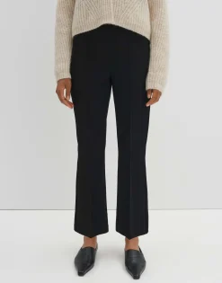 Damen OPUS Hosen^Flared Pants Curinna Detail Schwarz Online Bestellen