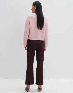 Damen OPUS Hosen^Flared Pants Curinna Detail Rot Online Bestellen