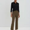 Damen OPUS Hosen^Flared Pants Curinna Grün Online Bestellen