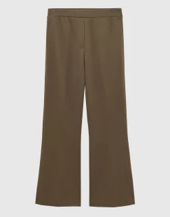 Damen OPUS Hosen^Flared Pants Curinna Grün Online Bestellen