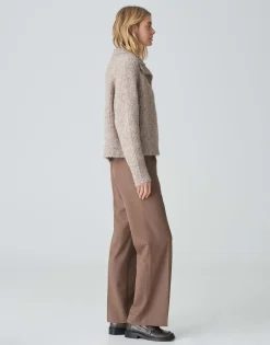 Damen OPUS Strick^Grobstrickjacke Dazzi Braun Online Bestellen