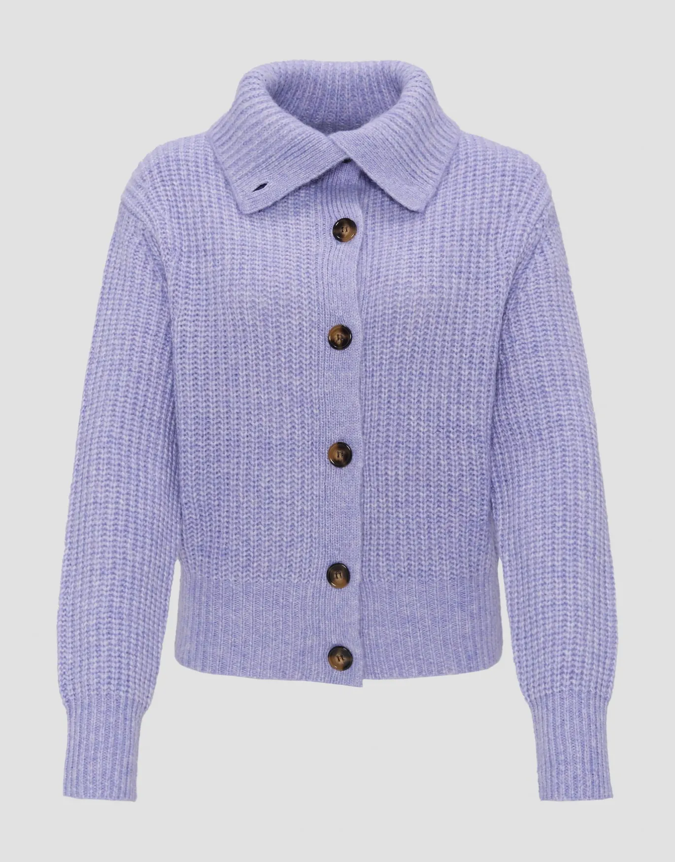 Damen OPUS Strick^Grobstrickjacke Dokuli Lila Online Bestellen