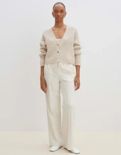 Damen OPUS Strick^Grobstrickjacke Triya Beige Online Bestellen