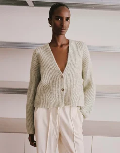 Damen OPUS Strick^Grobstrickjacke Triya Grün Online Bestellen