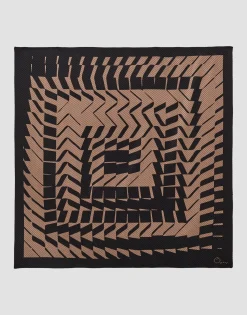 Damen OPUS Accessoires^Halstuch Awirla Scarf Schwarz Online Bestellen