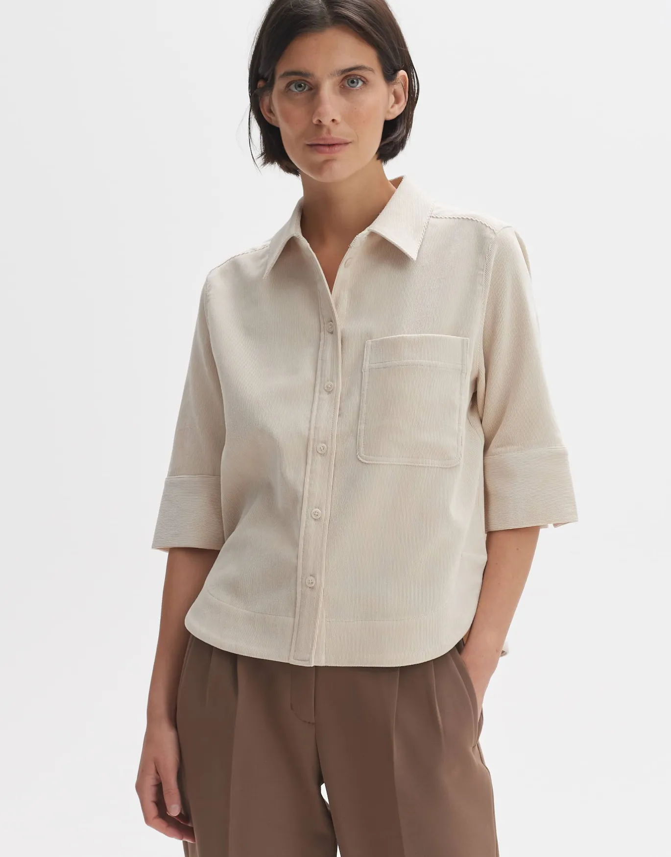 Damen OPUS Blusen^Hemdbluse Failisa Beige Online Bestellen