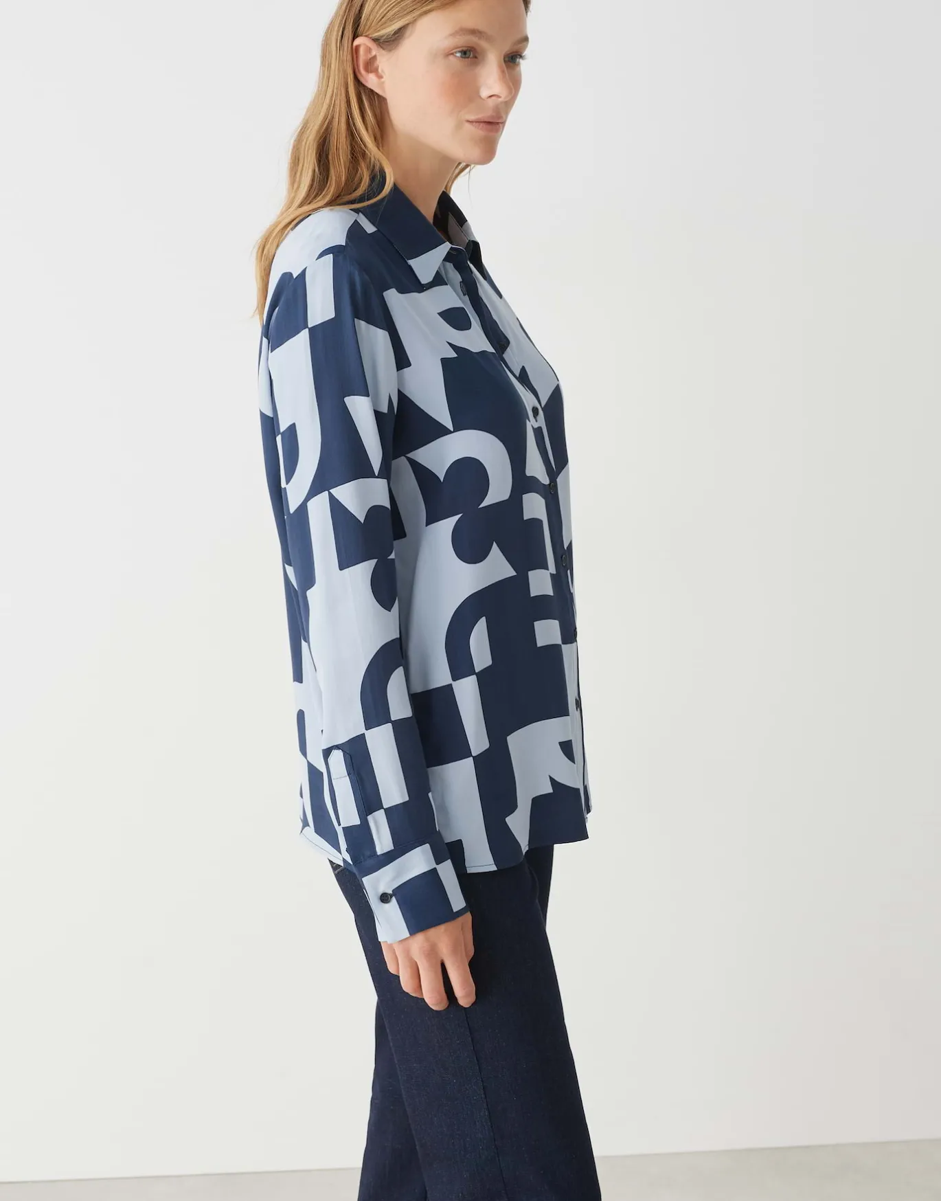 Damen OPUS Blusen^Hemdbluse Falkina Bold Blau Online Bestellen