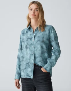 Damen OPUS Blusen^Hemdbluse Falkina Faded Blau Online Bestellen